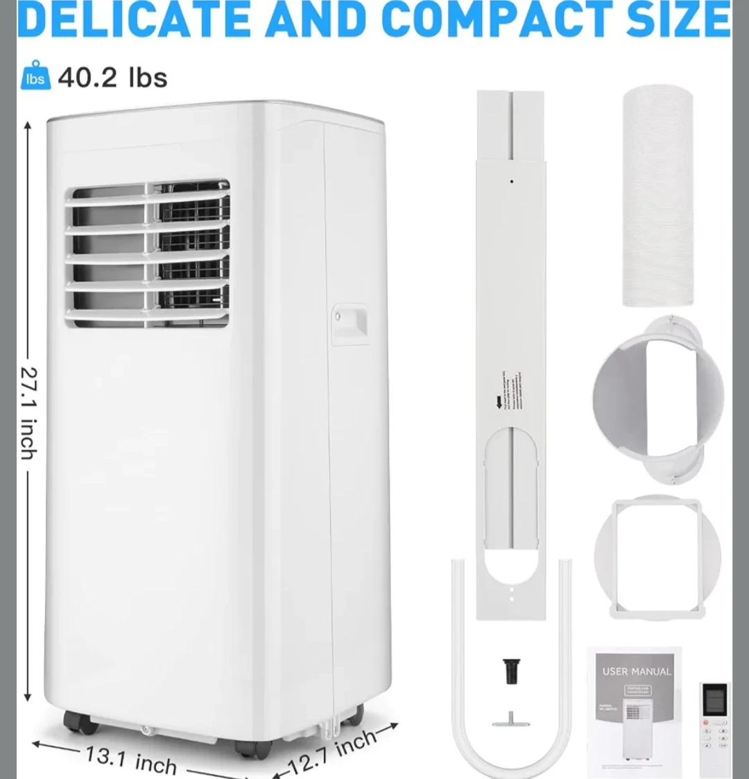 Portable Air Conditioners-8,000 BTU