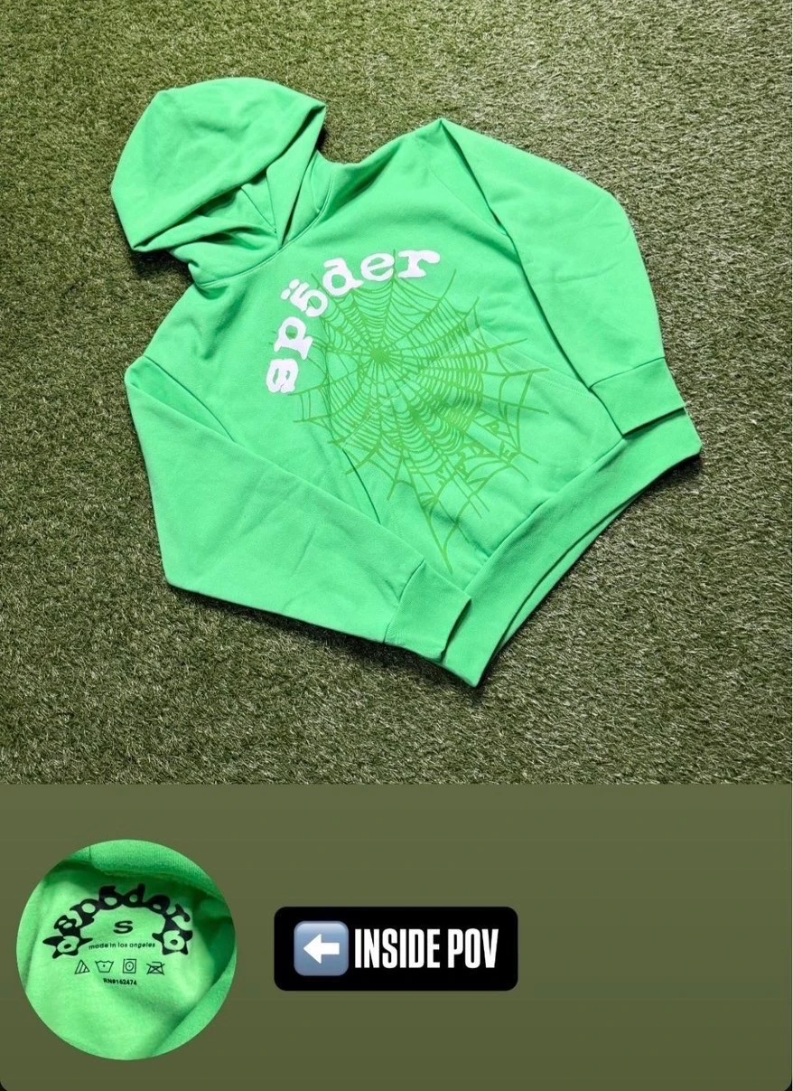 SP5DER Green Hoodie