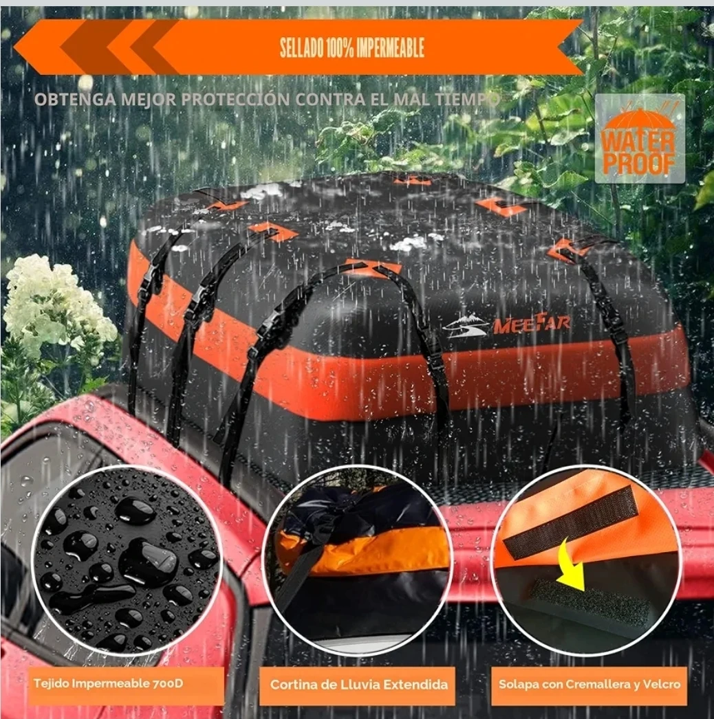 Meefar Waterproof Roof Top Cargo Carrier Bag - photo 4