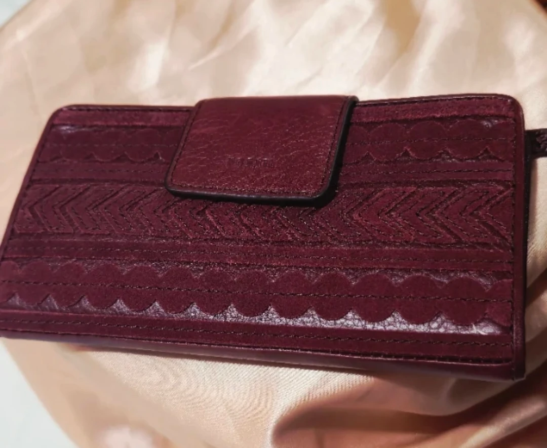 Fossil Burgundy Leather Wallet