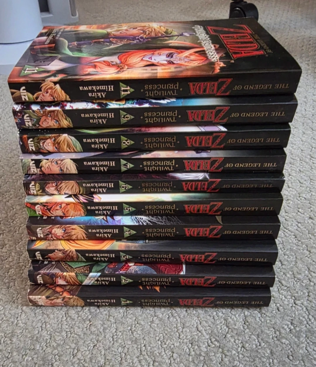 The Legend of Zelda: Twilight Princess Manga Vol 1-9 & 11