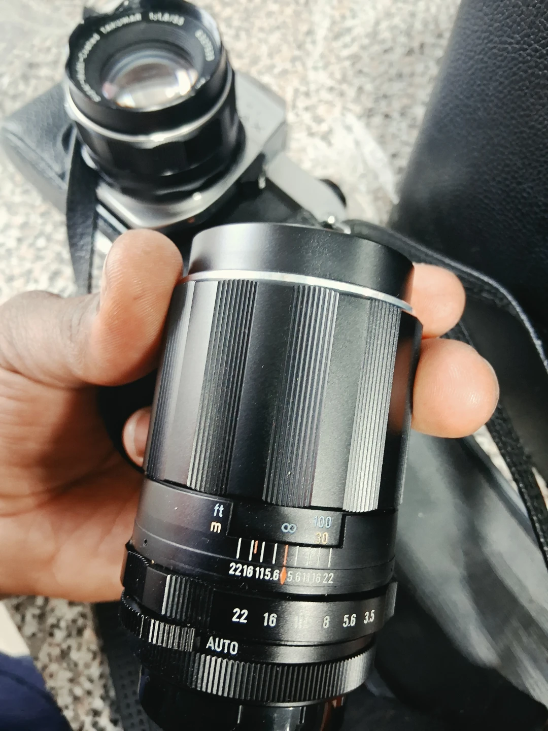 Asahi Pentax Spotmatic II with Two Lenses