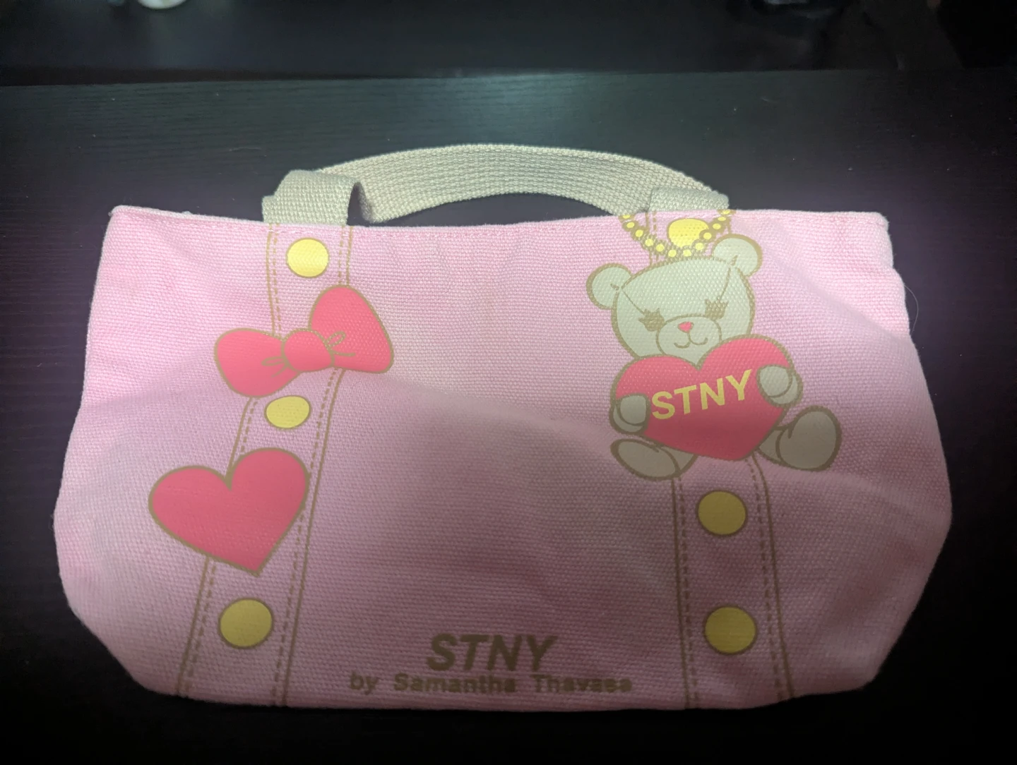 STNY by Samantha Thavasa Pink Mini Tote – Bear Print