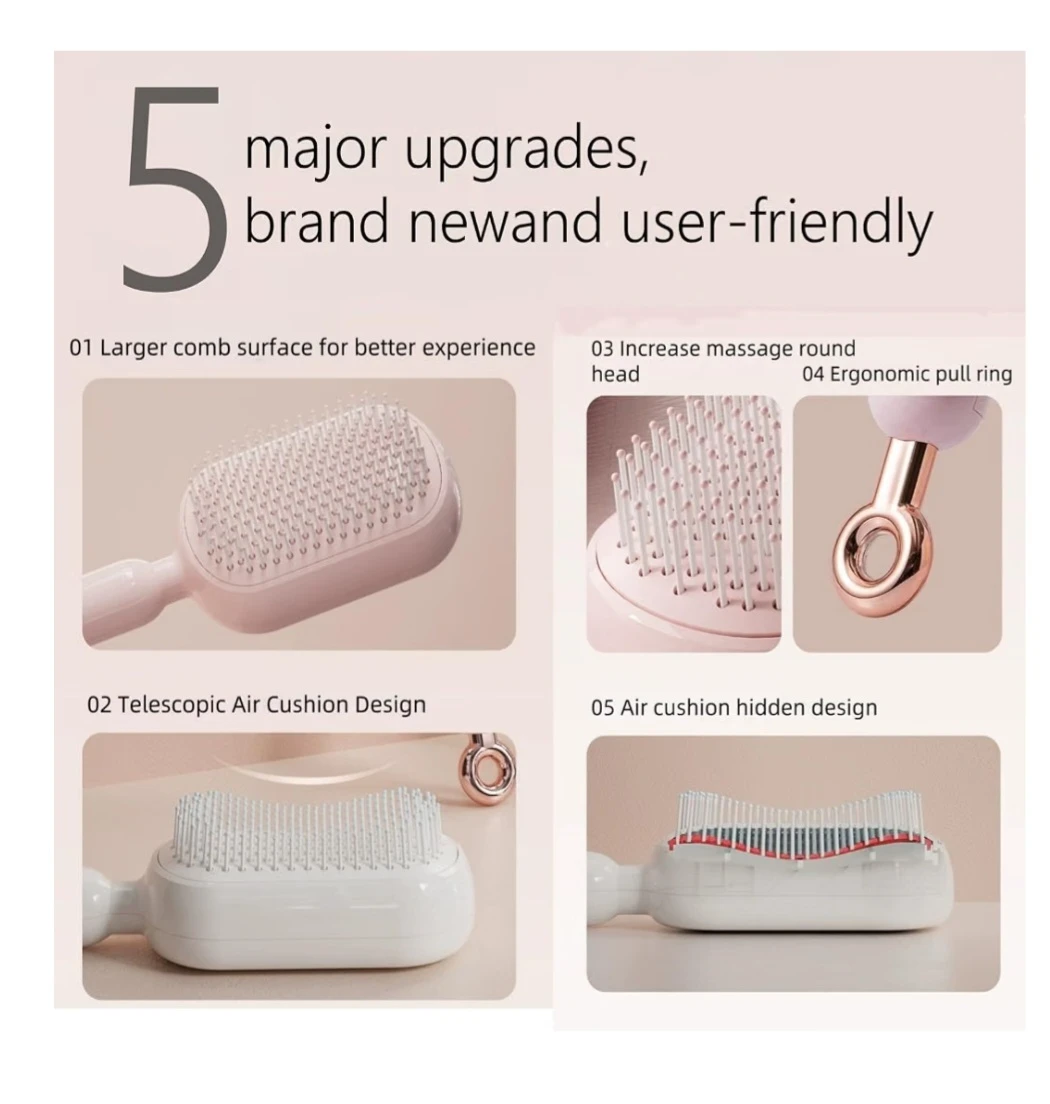 Retractable Air Cushion Massage Comb – $15 - photo 3
