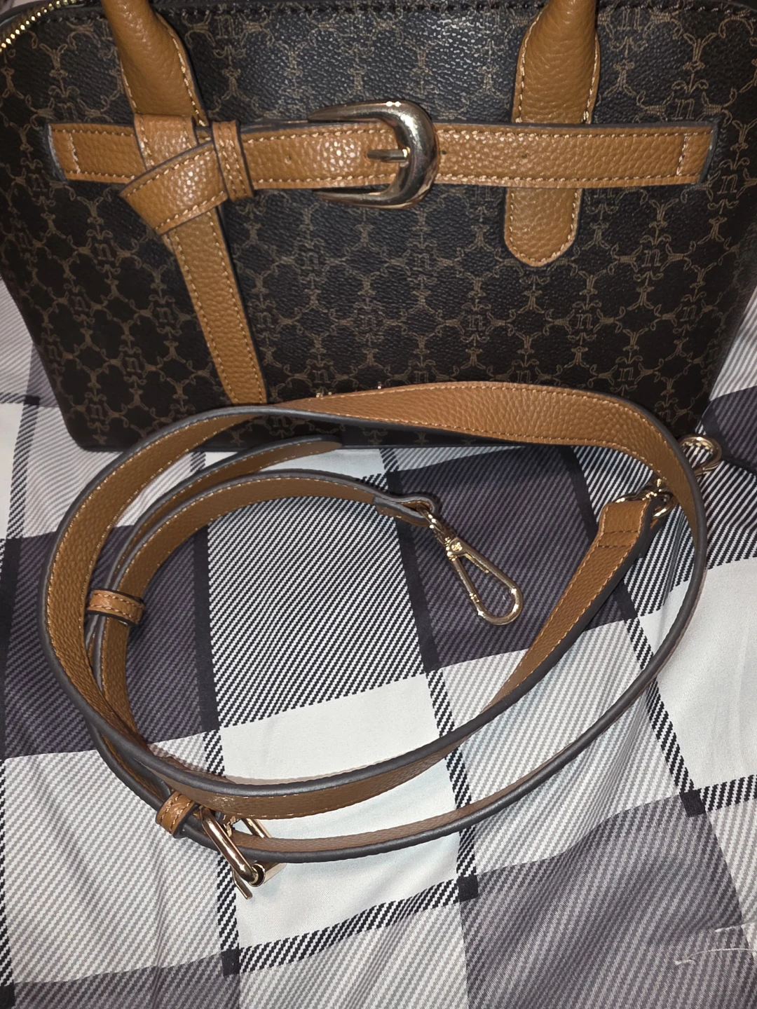 Nanette Lepore Monogram Satchel Crossbody Bag - photo 5
