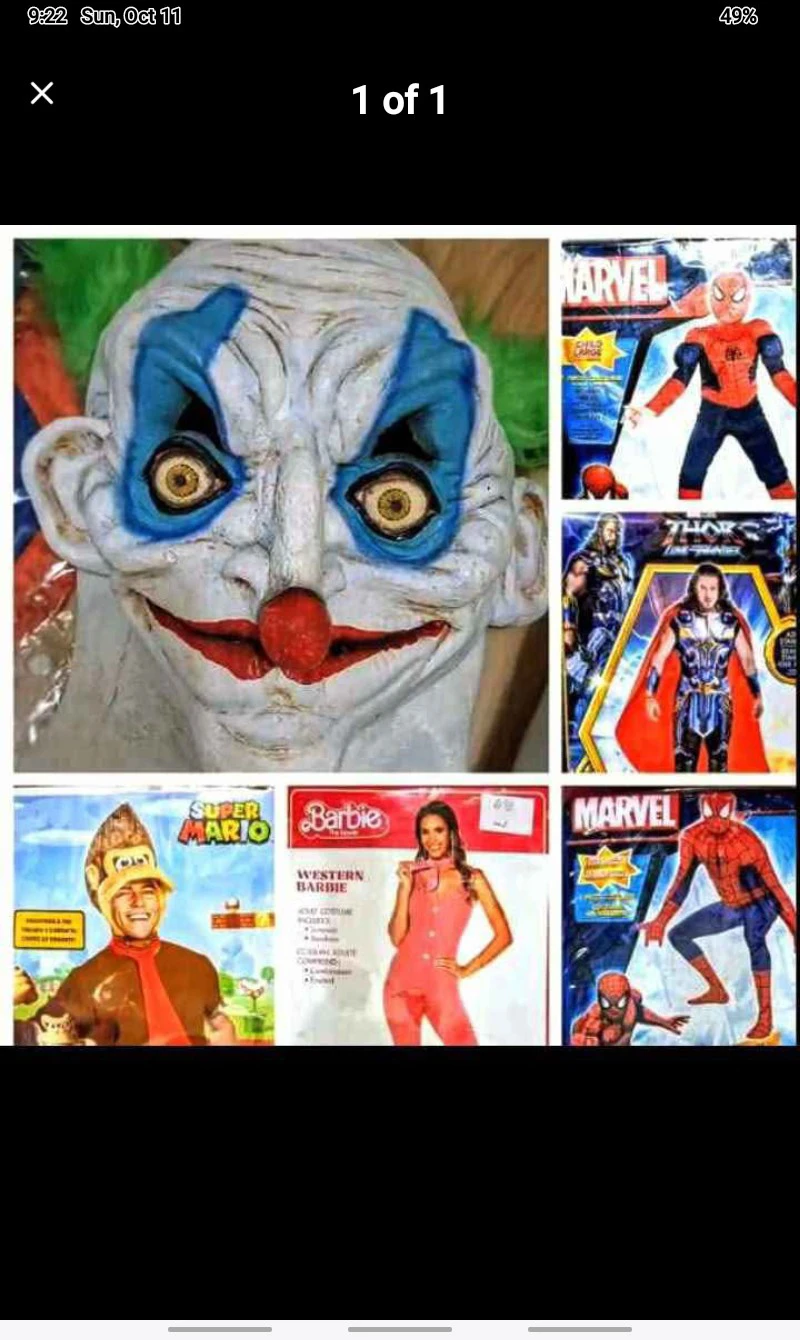 Selection of Halloween Costumes and Accessories - photo 2