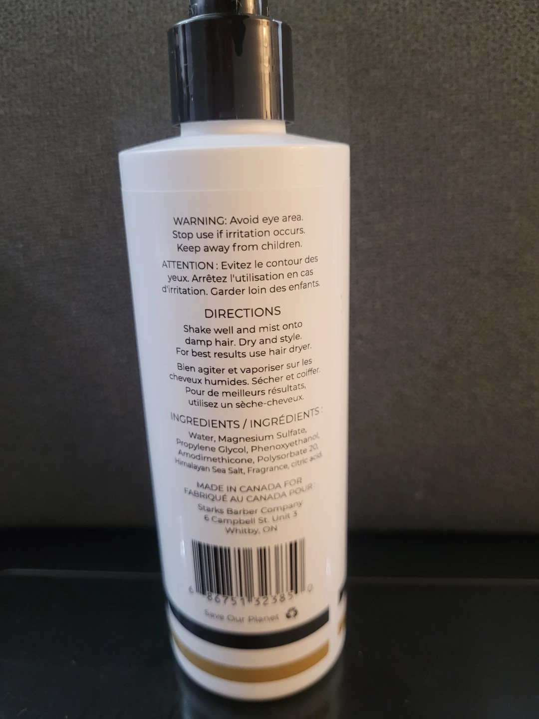 Starks Gentlemen's Supply Texture Spray - photo 2