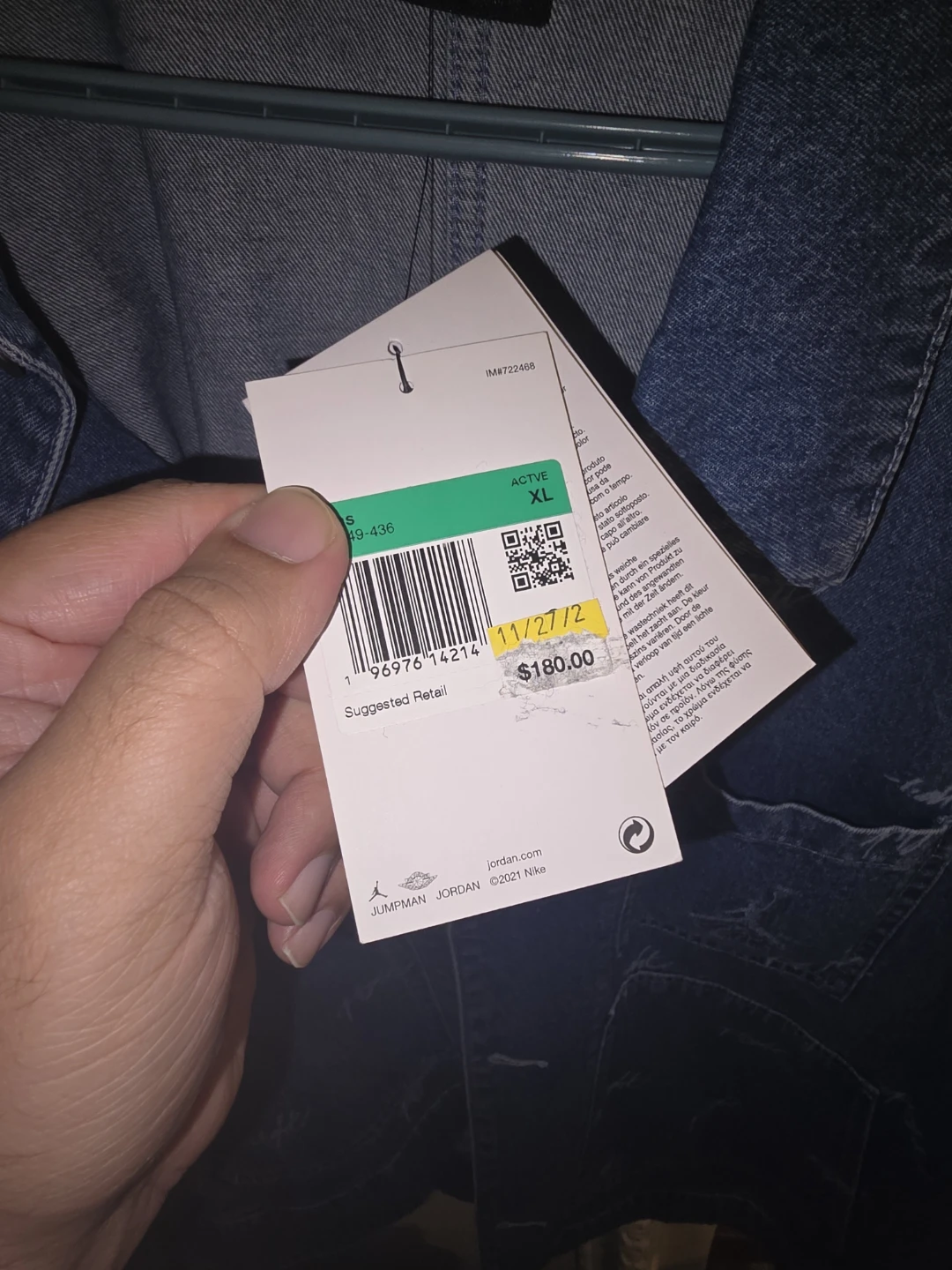Jordan Flight Denim Jacket brand new - photo 3