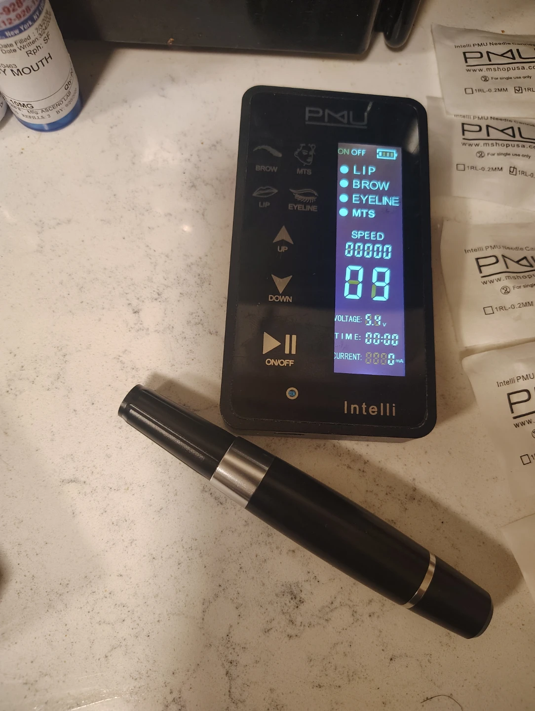 PMU Intelli Permanent Makeup Machine Set - photo 4