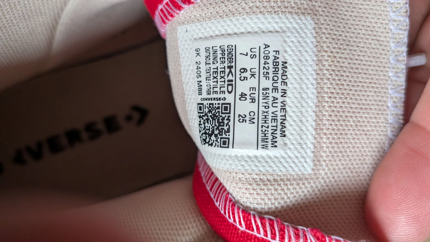 Converse Chuck Taylor All Star Red High Tops (Sold As Is) - photo 5