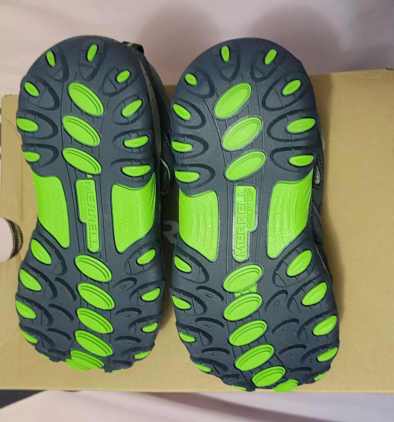 Merrell Kids Hiking Shoes Blue and Green Size 8.5 - photo 5