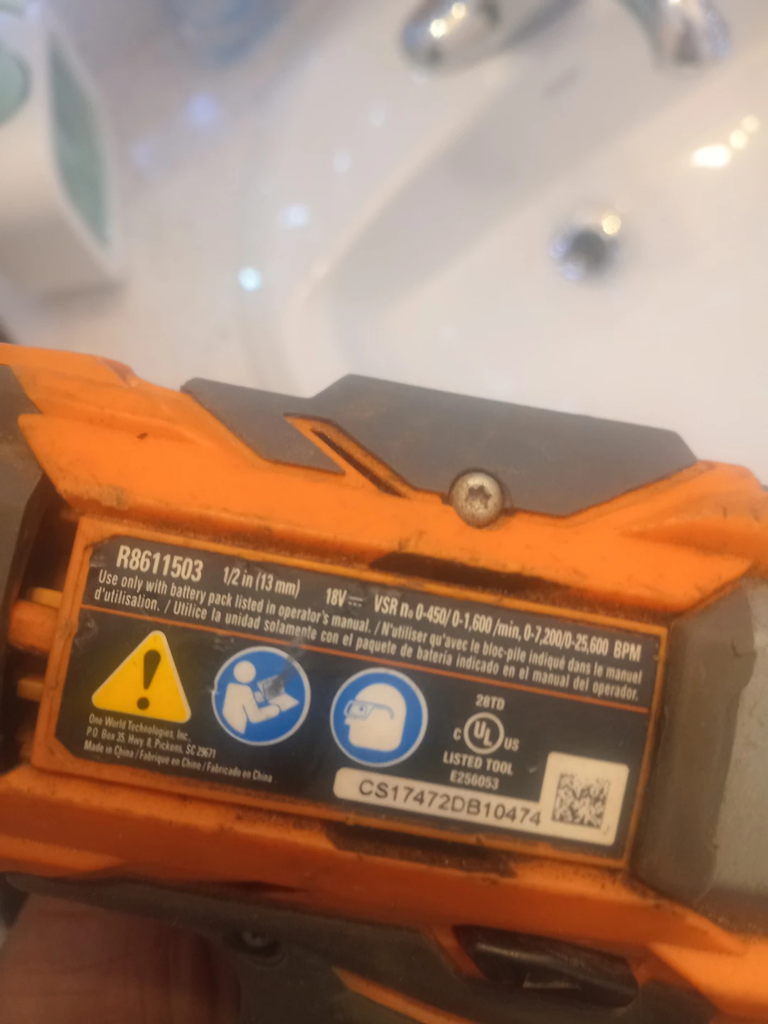 Ridgid drill tool only - photo 3