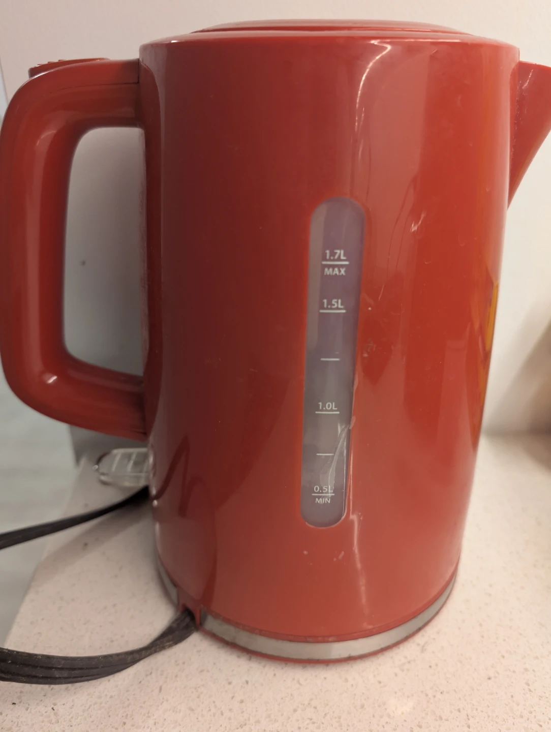 Red Electric Kettle 1.7L