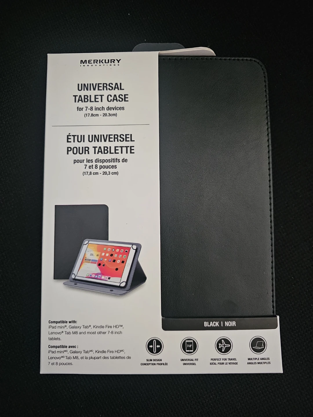 MERKURY INNOVATIONS Universal Tablet Case, Black