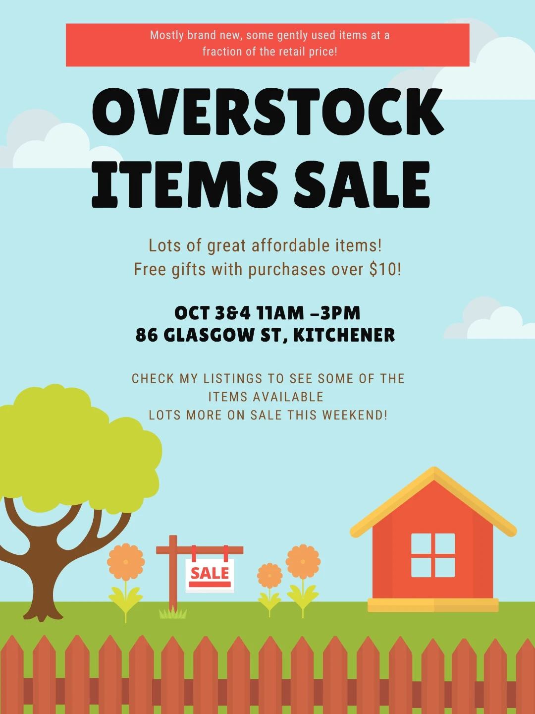Yard Sale - New Items
