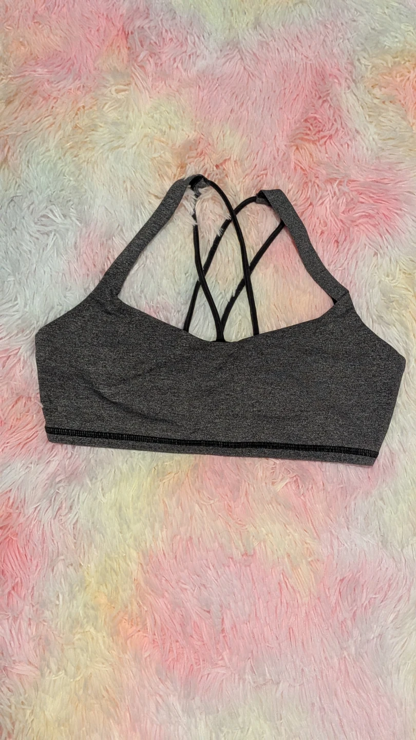 Lululemon Grey Sports Bra
