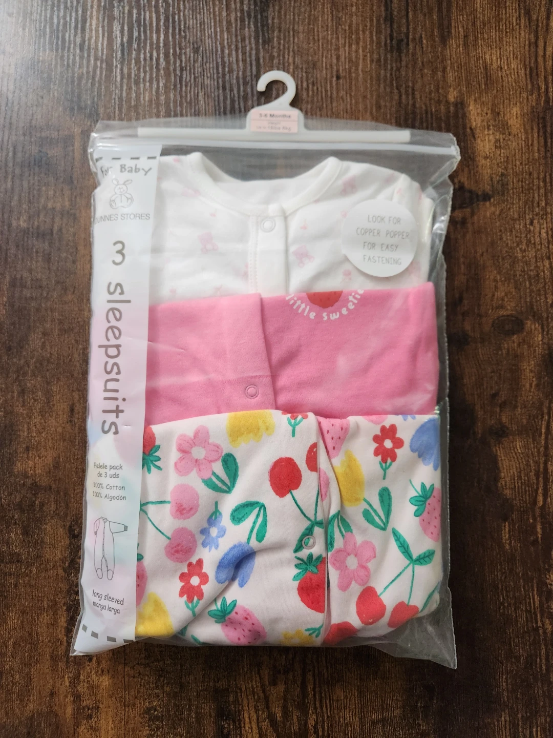 Dunnes Stores Baby Sleepsuits 3-6 Months - photo 4
