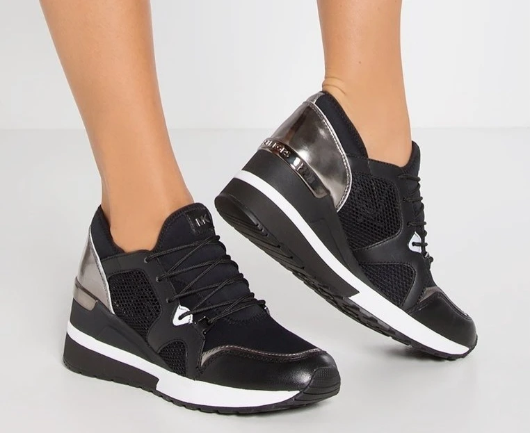 Michael Kors Scout Wedge Trainer Sneakers - Size 7