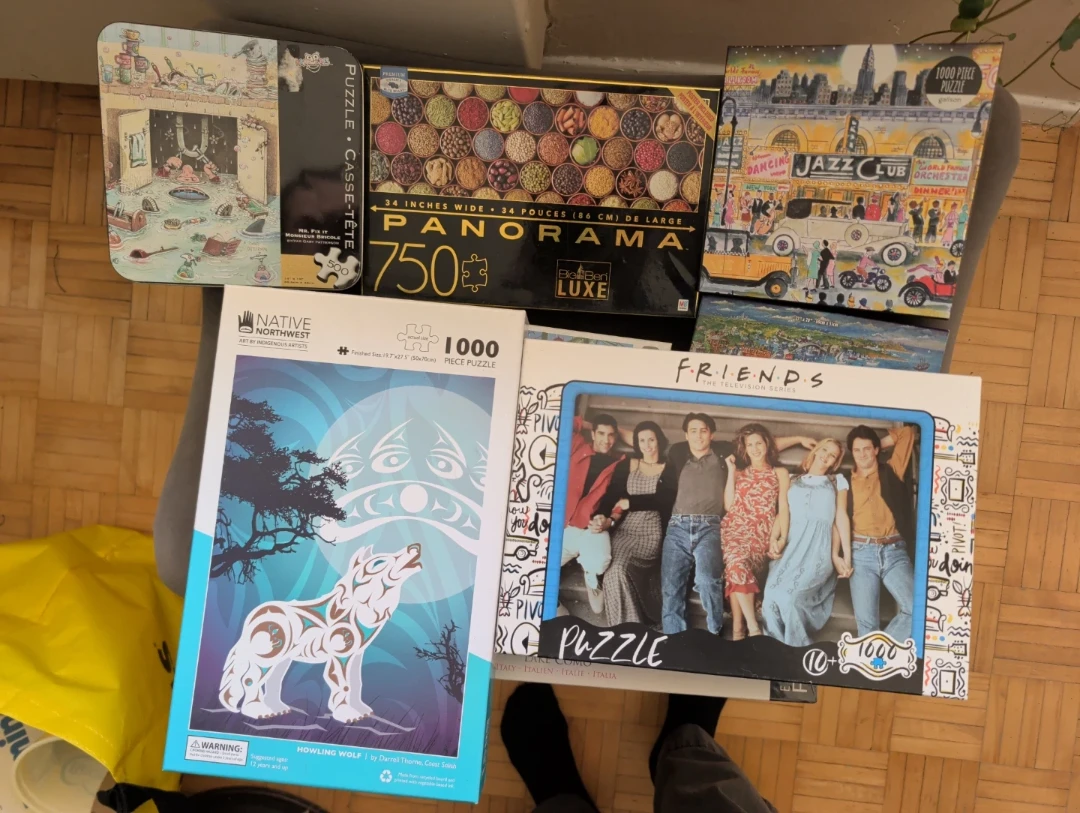 2 puzzles for $18