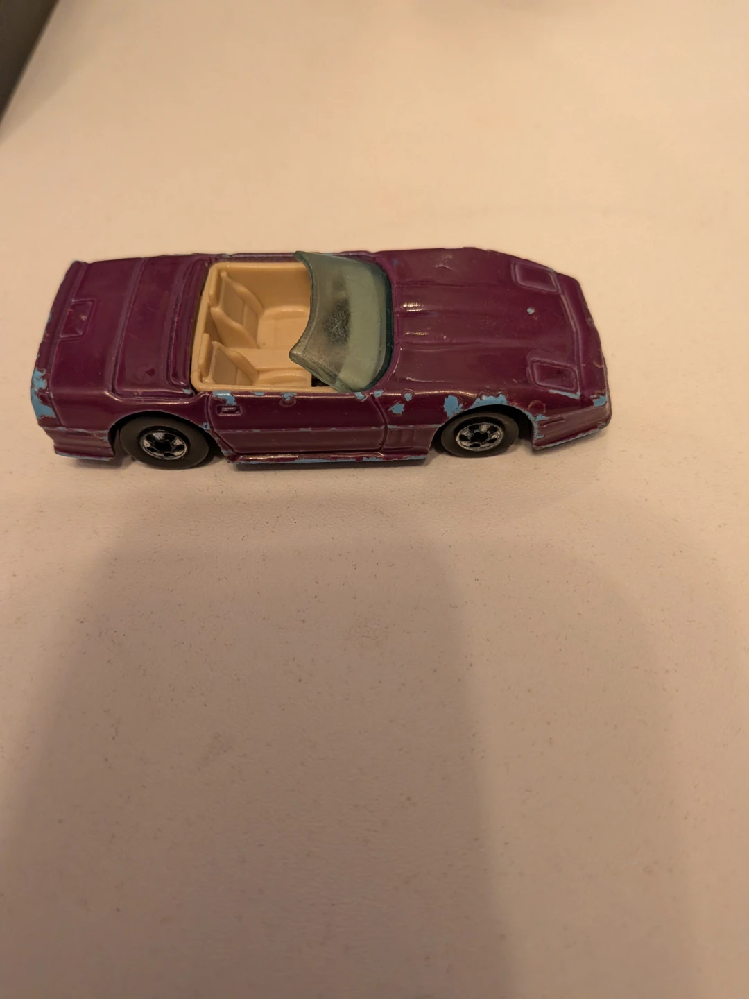 Hot Wheels Purple Convertible Toy Car - photo 4