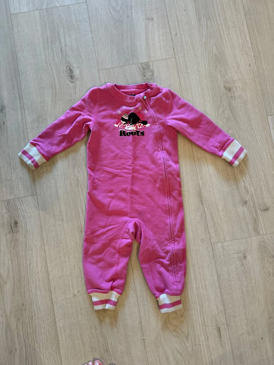 Roots Baby Pink Romper 18-24M