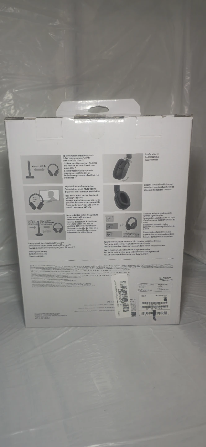 New Sony WH-RF400 Wireless Stereo Headphone System - photo 3