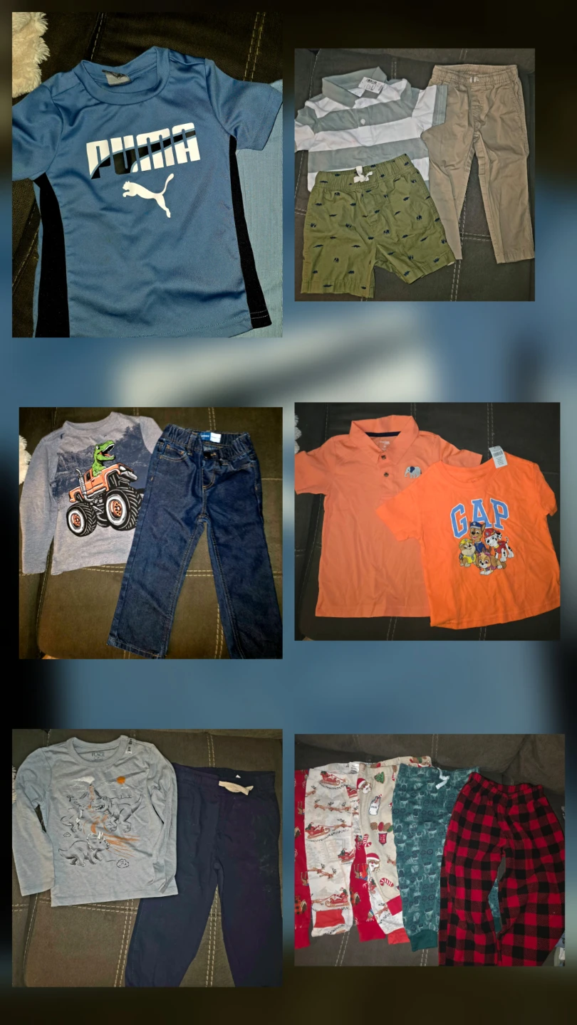 Large Toddler Boy Clothing Bundle - photo 3