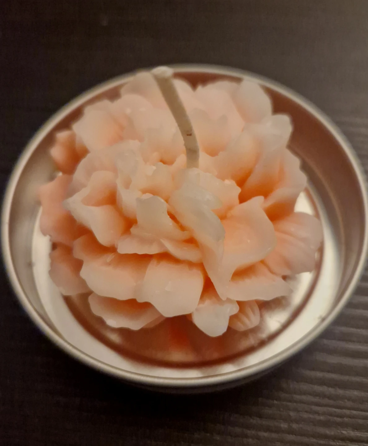 Flower Shape Scented Candle in Tin