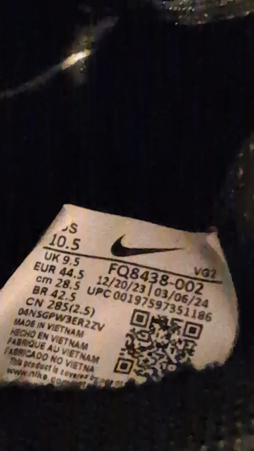 Nike Mercurial Vapor Indoor Soccer Shoes - Black - photo 2