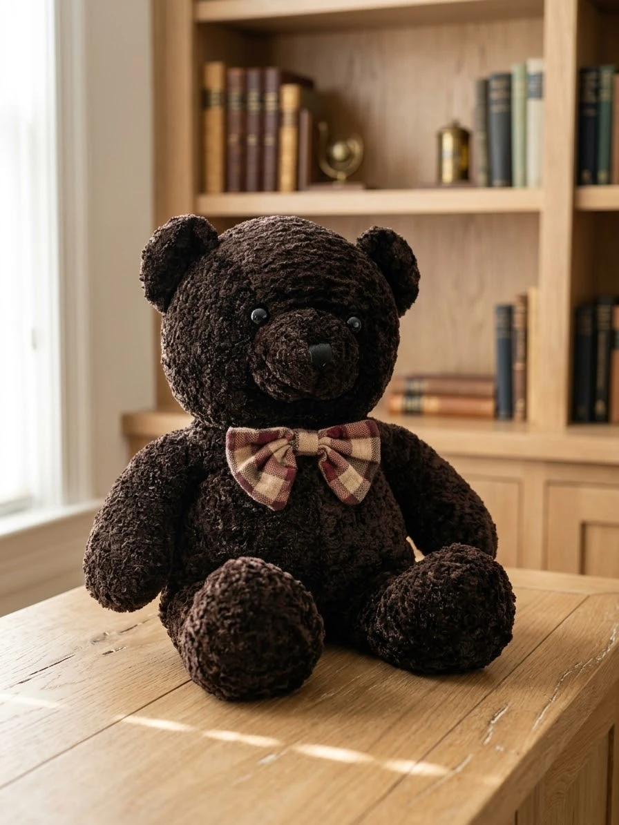 Dark Brown Plush Teddy Bear