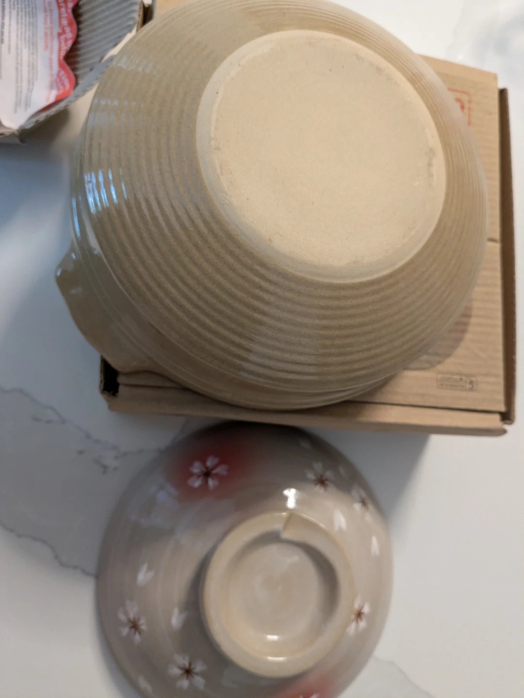Daiso Cherry Blossom Earthen Pot 17cm - photo 4