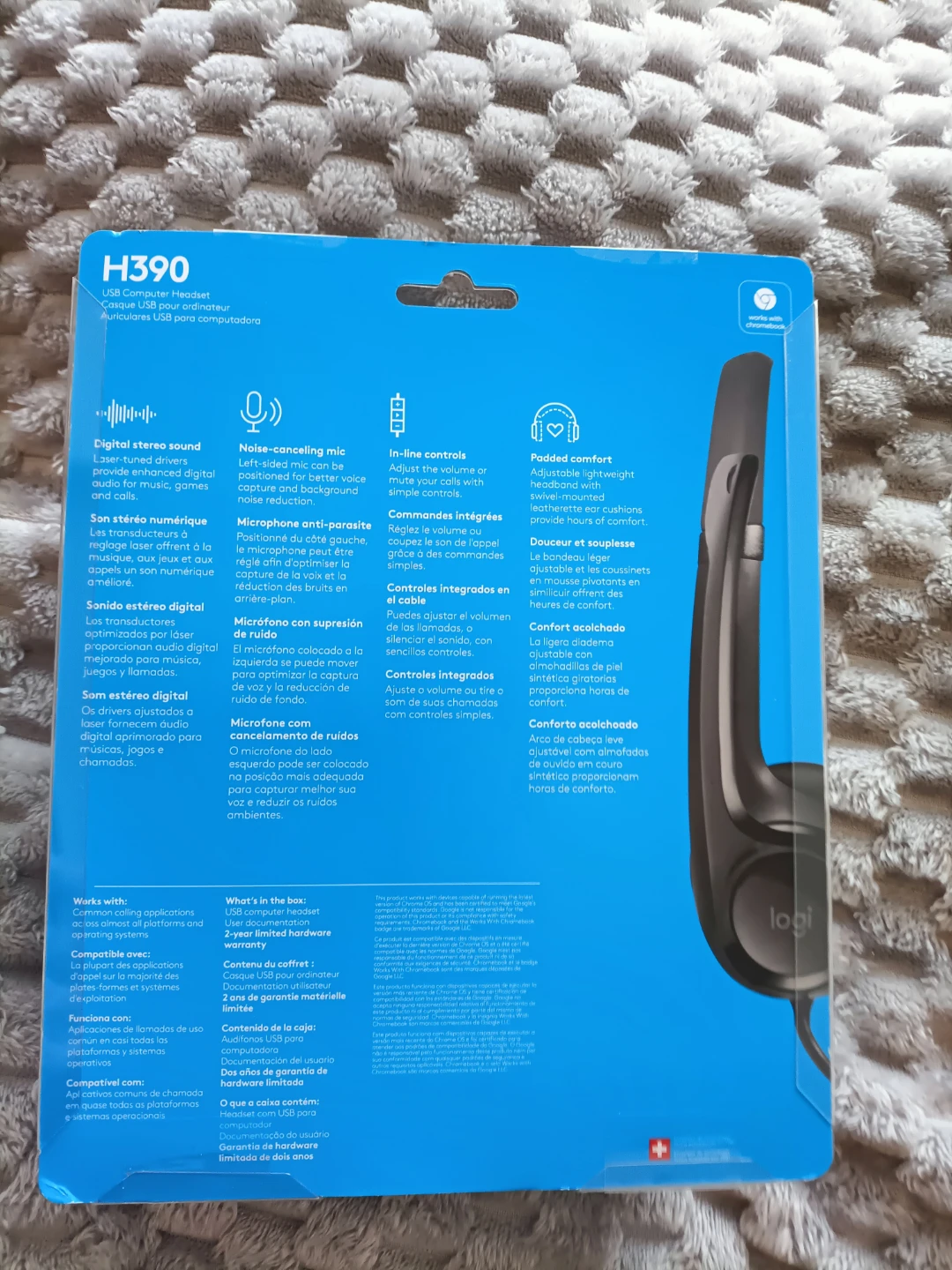 Logitech H390 USB Computer Headset - photo 2