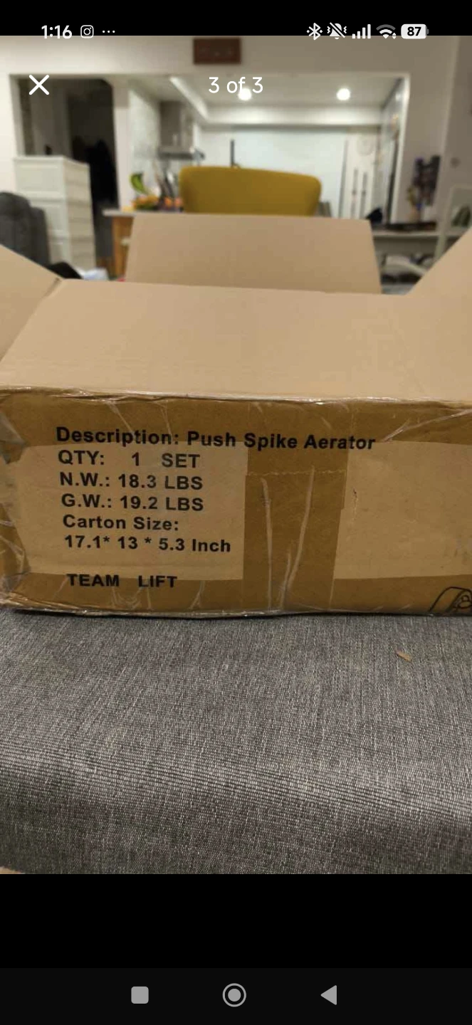Suchtale 18-Inch Push Spike Lawn Aerator - photo 3