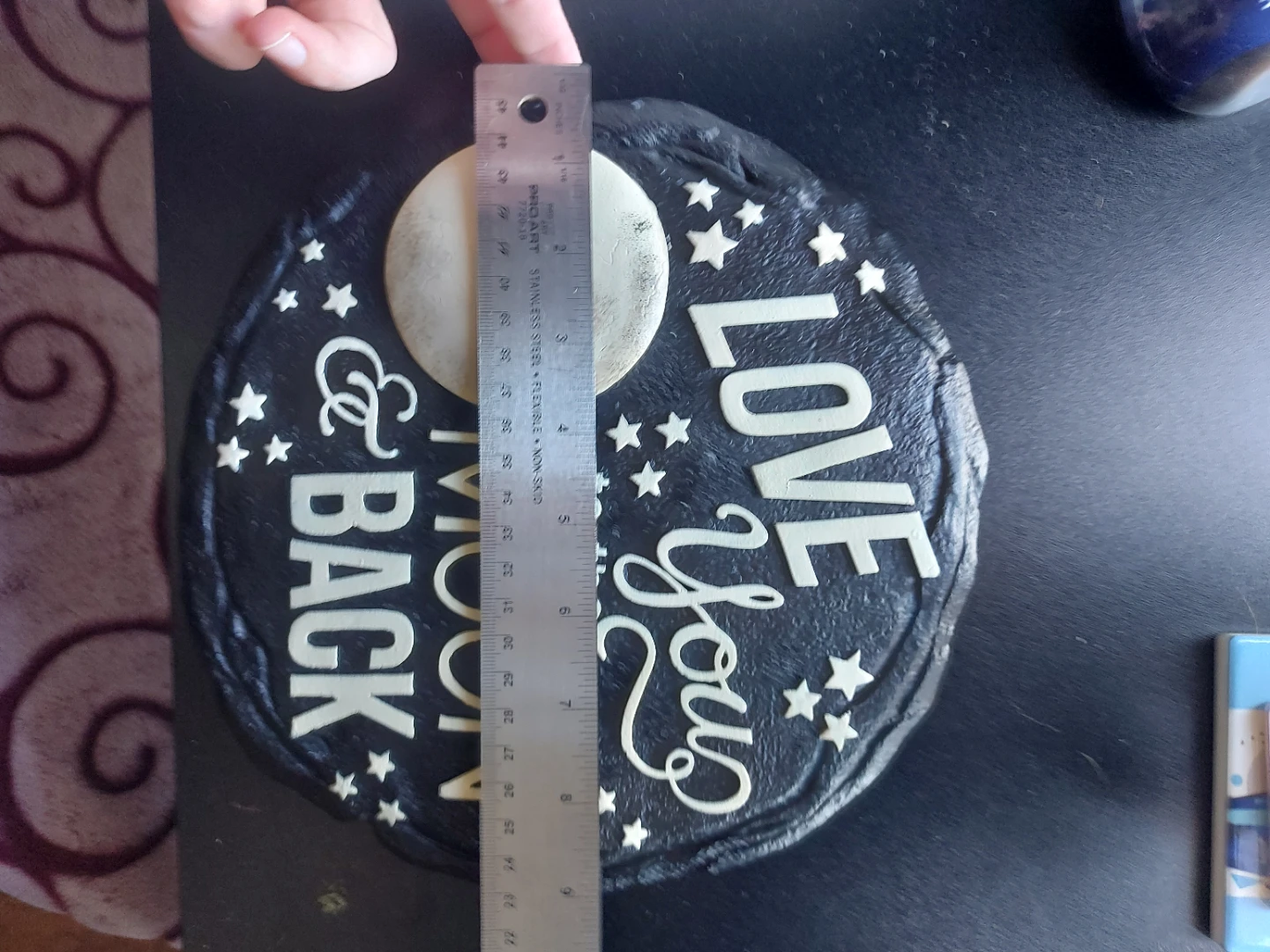 Love You to the Moon & Back wall plaque - photo 2