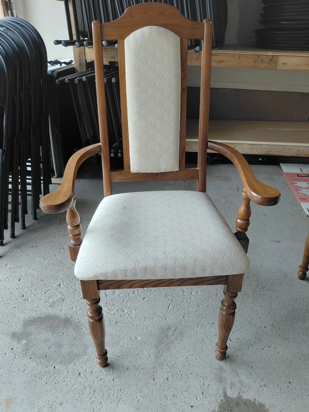 Solid Wood Dining Armchair