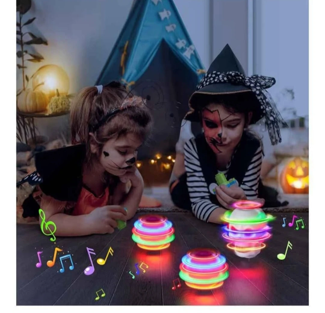 Halloween Spinning and Light Up Party Toys, 6 Pcs - photo 2
