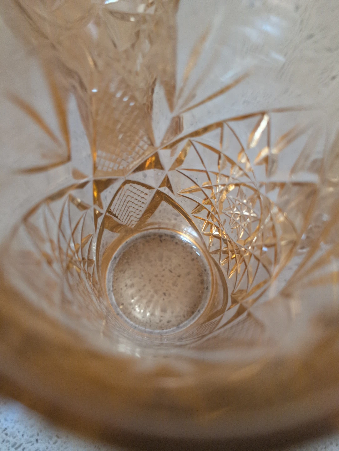 Set of 3 Amber Glass Tumblers - photo 5