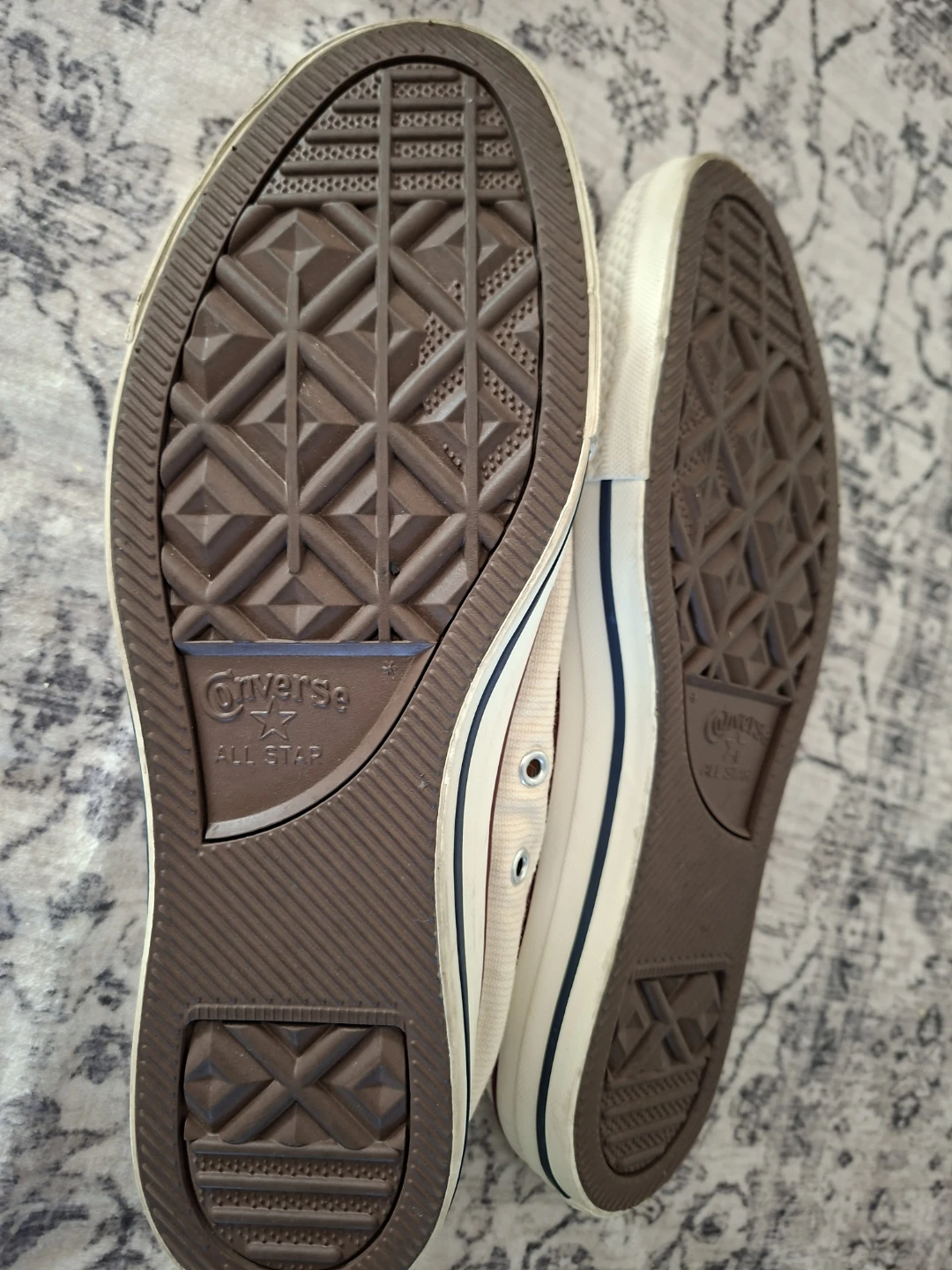 Converse All Star Shoes Cream Size 11 - photo 2