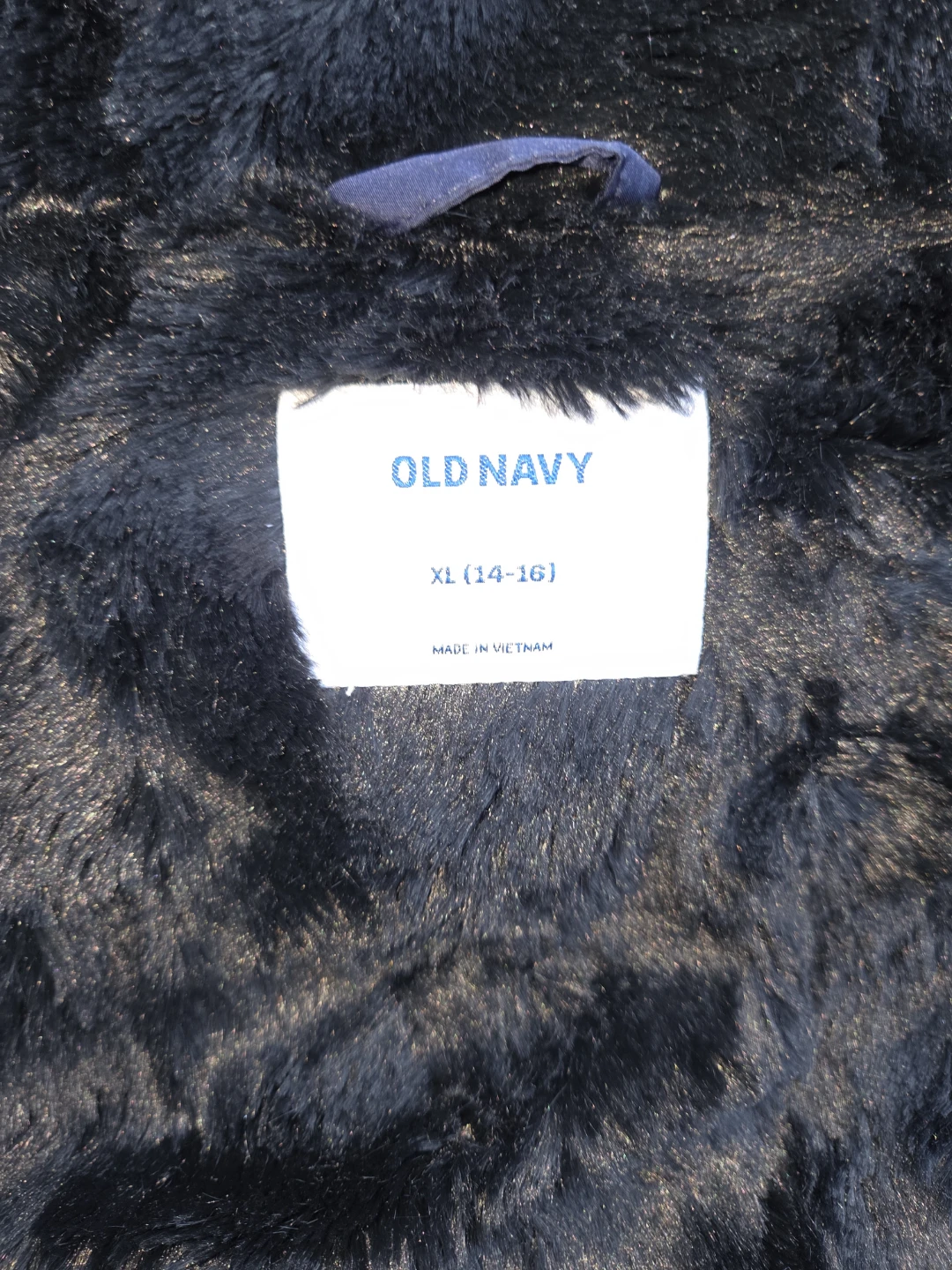 Old Navy Faux Fur Hooded Jacket XL (14-16) - photo 5