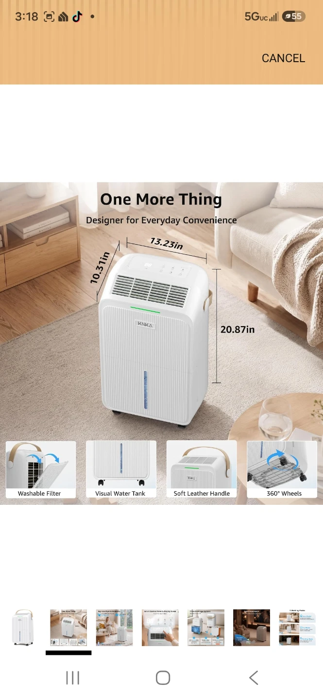 KNKA Portable Dehumidifier - photo 2