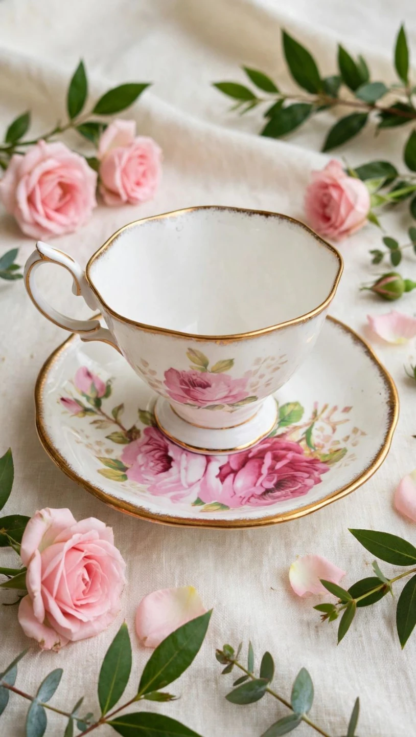 Royal Albert American Beauty Teacup and Saucer - photo 3