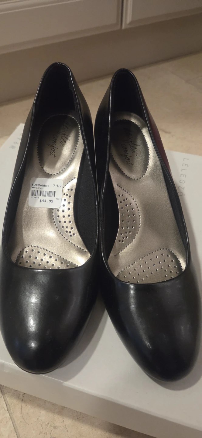 Dexflex Comfort Black Heels Size 7.5W