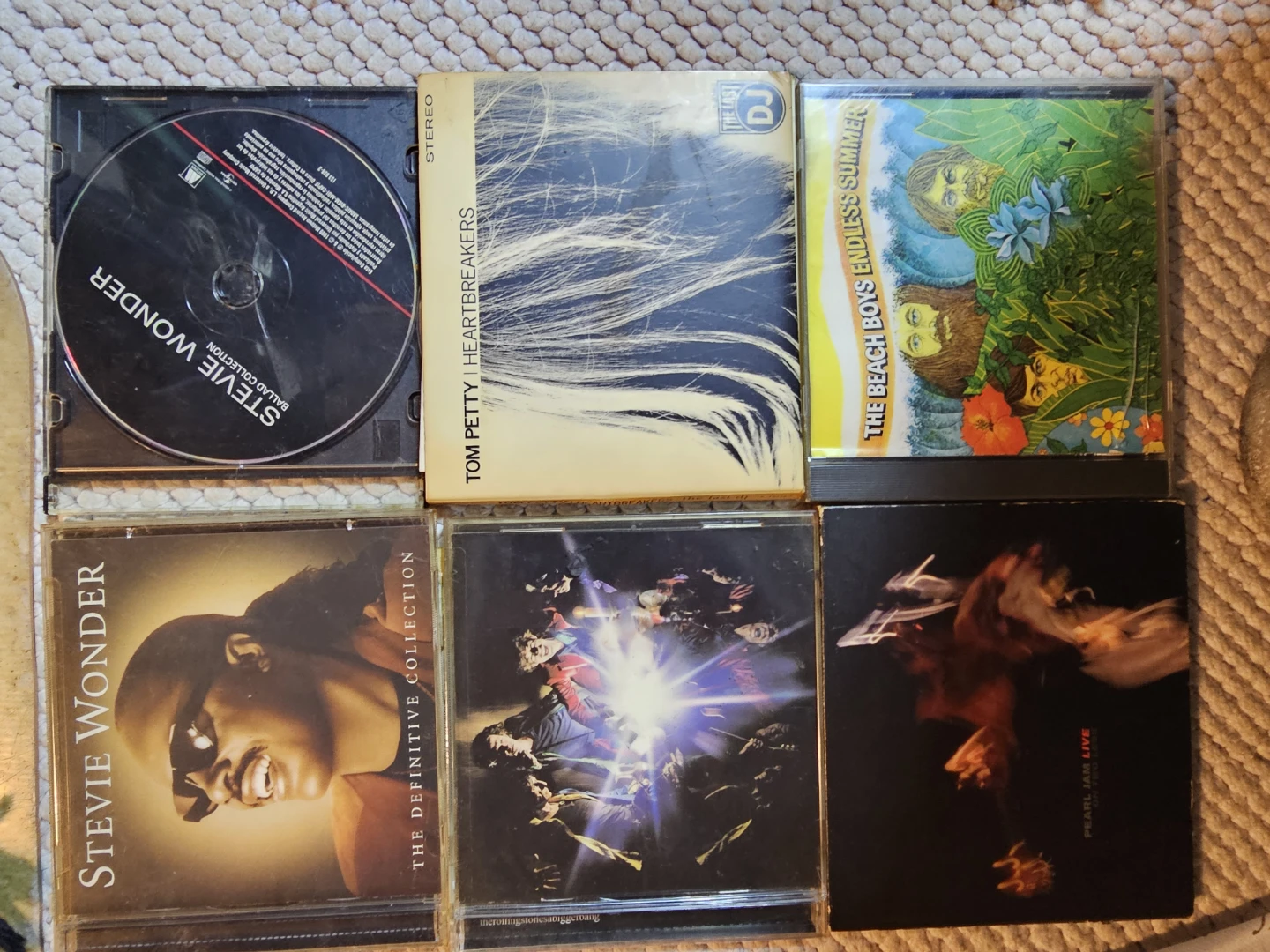 Set of 6 Classic Rock and Pop Music CDs