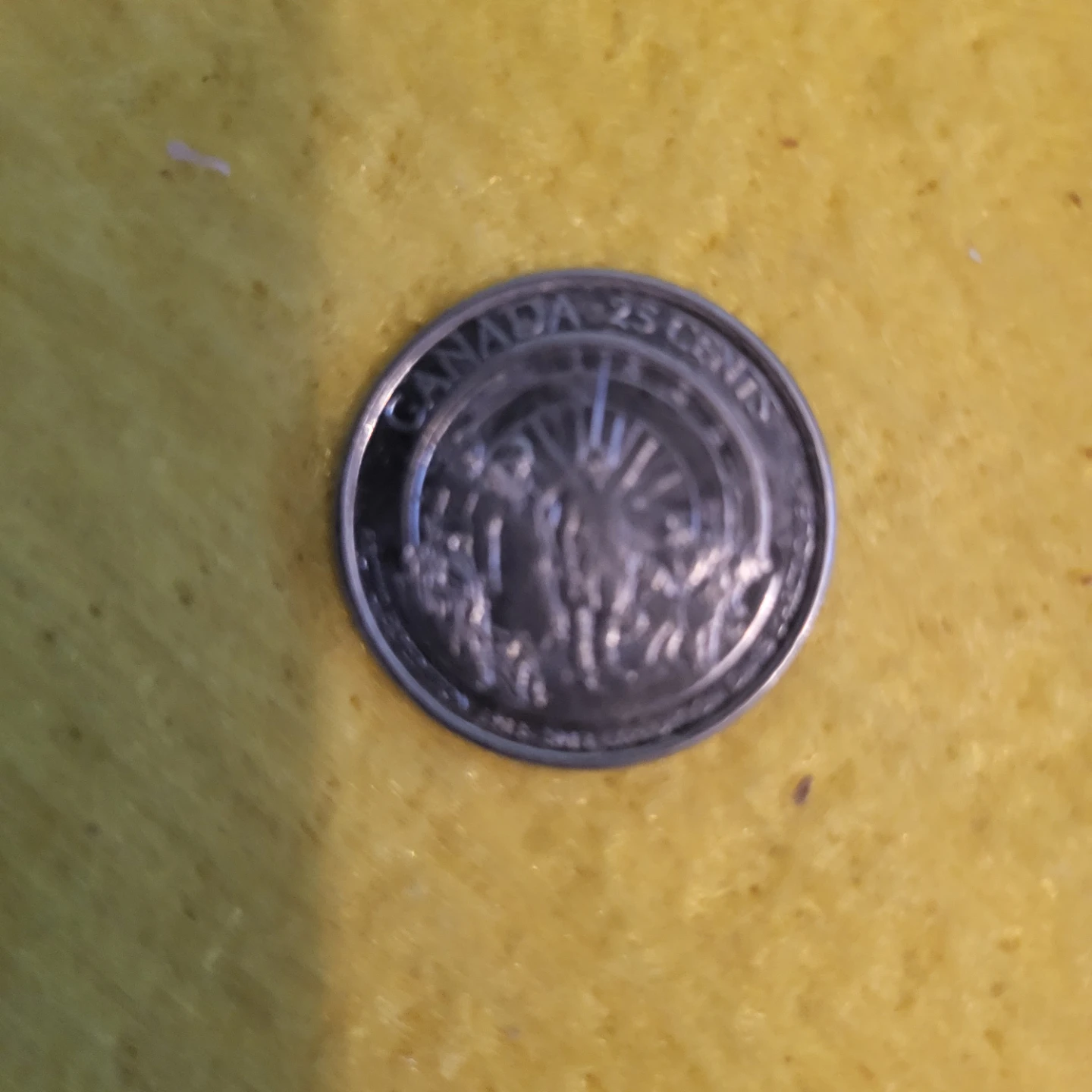 Canadian 25 Cents Coin