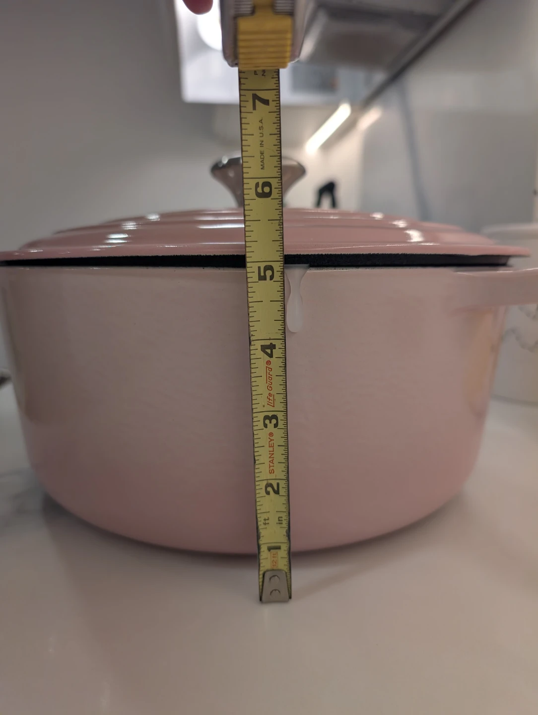 Le Creuset Signature Round Casserole Shell Pink 6.7 L - photo 3