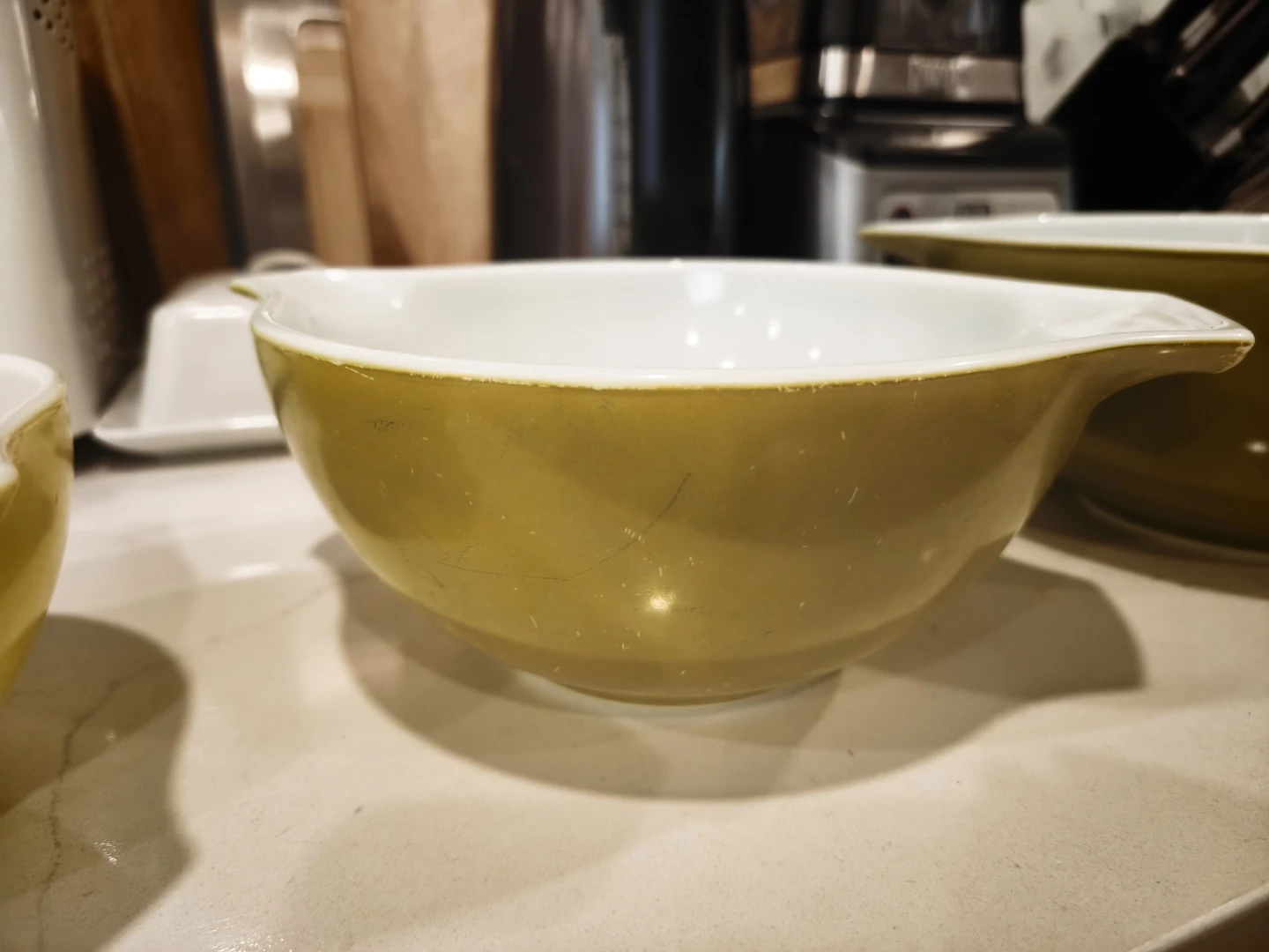 Pyrex Vintage Mixing Bowl Set Verde - photo 4