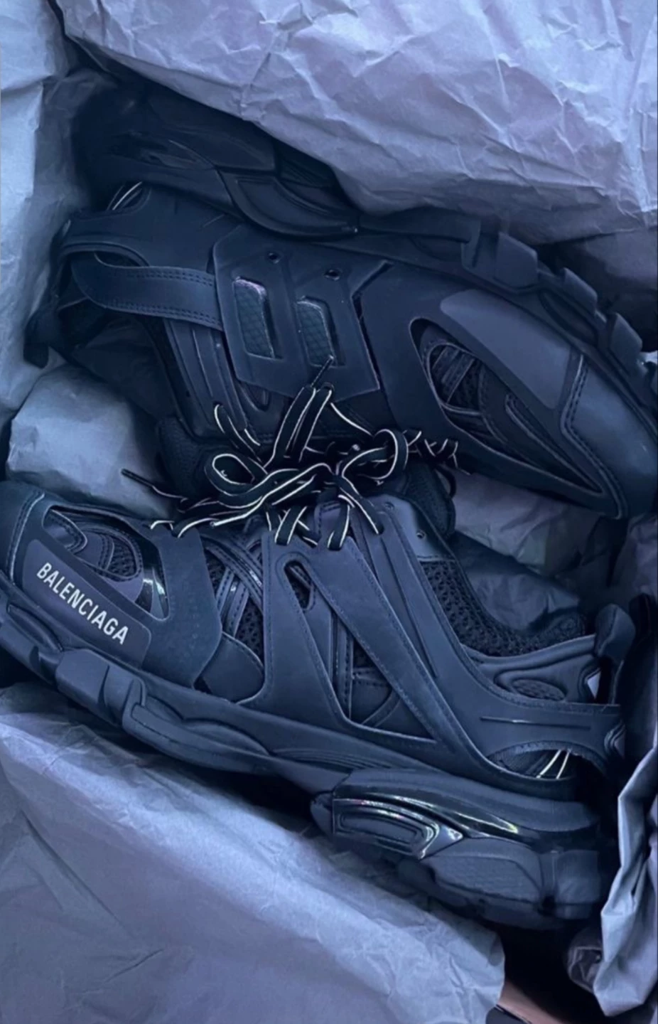 Balenciaga Track Sneakers - All Black - photo 2