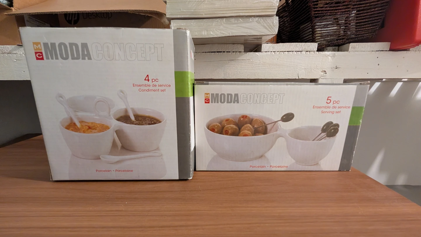 Moda Concept Condiment and Serving Sets