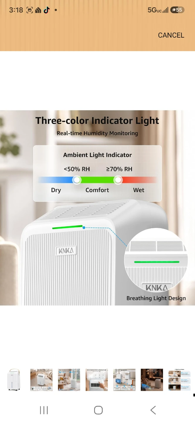KNKA Portable Dehumidifier - photo 5