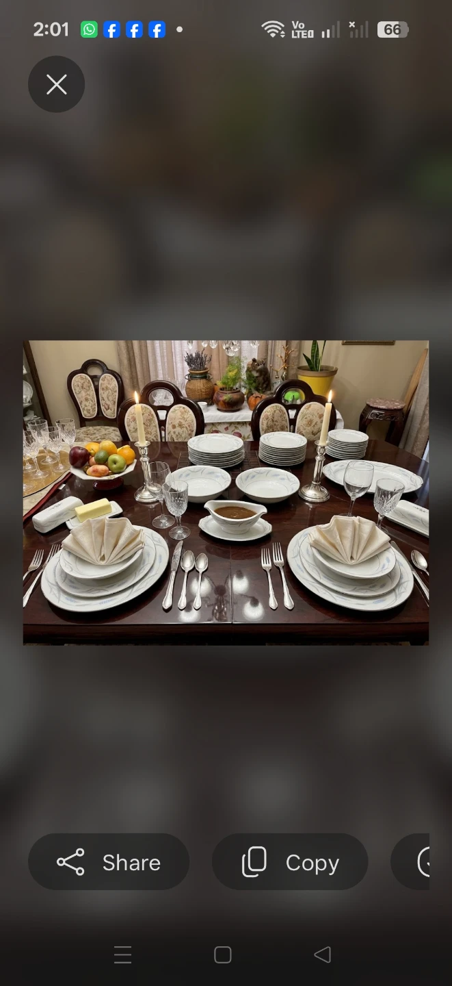Beautiful Vintage Valmont China "Royal Wheat" Dinnerware Set - photo 3